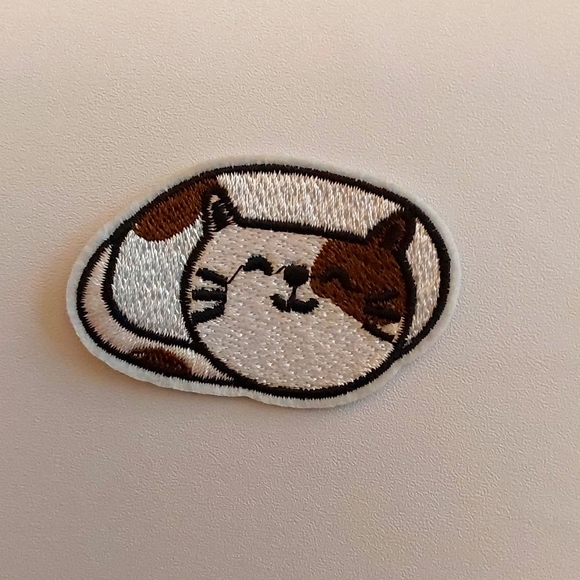 Cat Whimsy IRON ON Patch - Picture 1 of 3